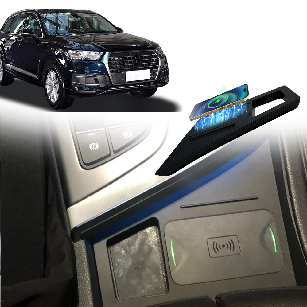 Wireless Charging Pad - 15W Auto Qi Kabelloses Ladegerät Schnelles