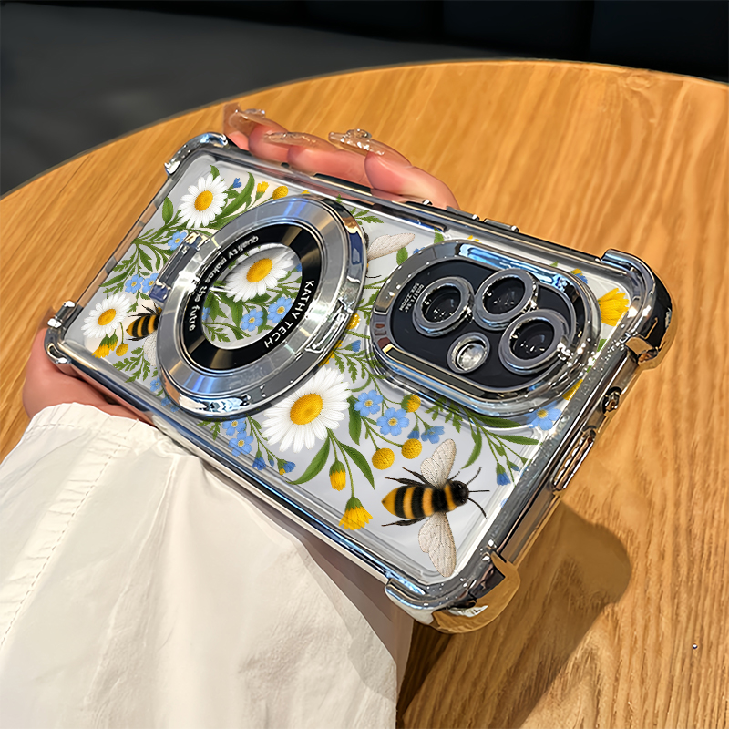 Oppo Reno 12 - INS Handyhülle mit Gänseblümchenmuster für OPPO